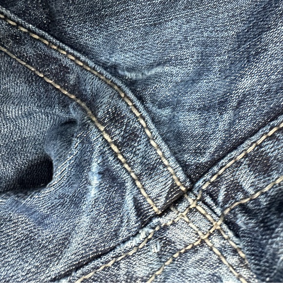 MEK Y2K Men’s size 31 x 29.5” Washington Slim Straight Distressed Jeans - Picture 14 of 15